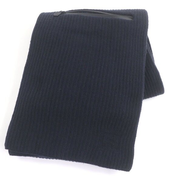 Hermes Wool Cashmere H Logo City Pocket Knit Scarf Stole